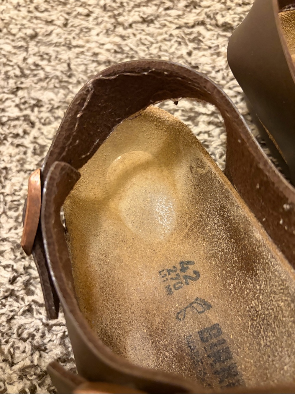 Birkenstock Brown Milano Double Strap Sandal - Picture 5 of 11